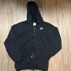 Nike Women's Black Full-Zip Hoodie